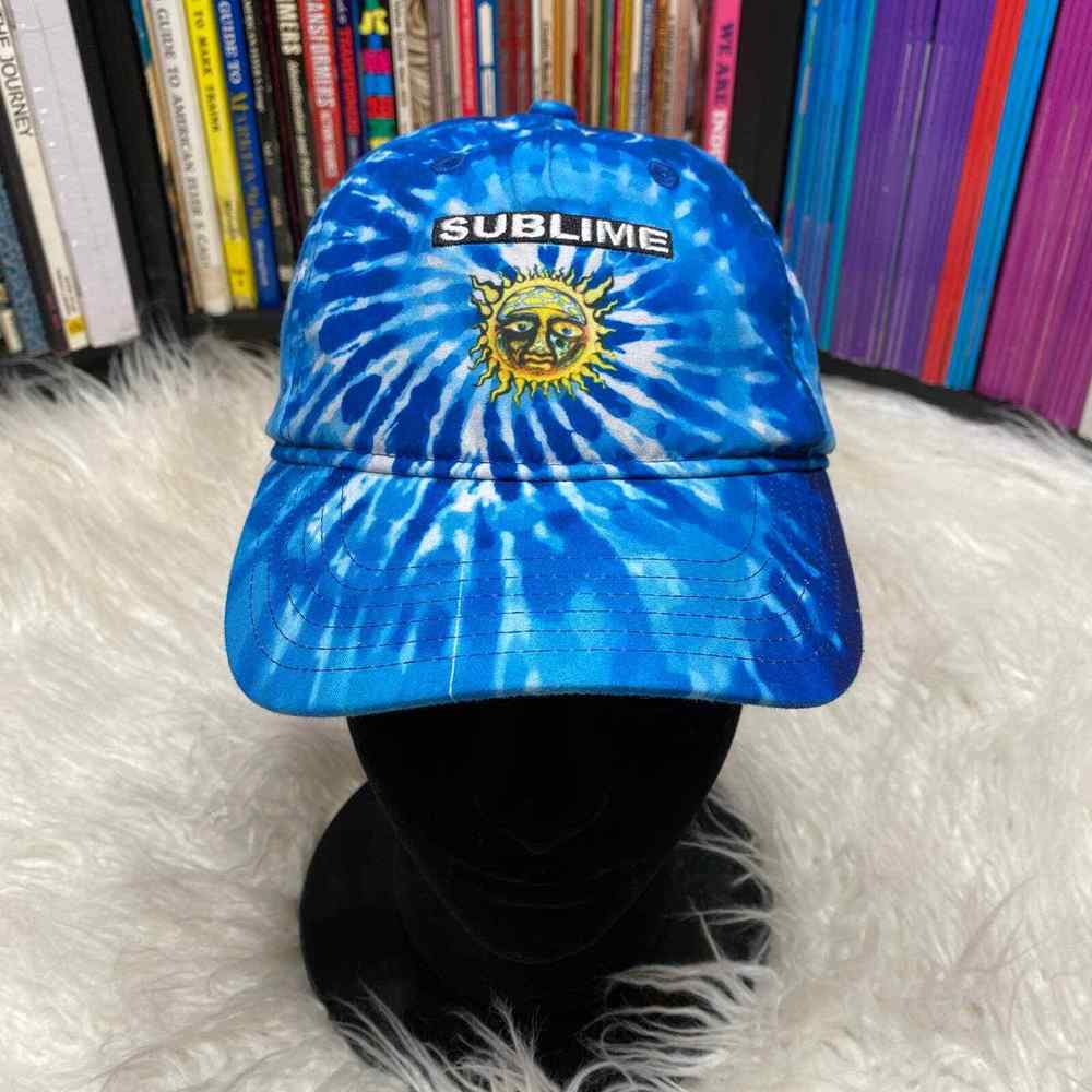 SUBLIME ROCK BAND BLUE TIE DYE SNAPBACK HAT "NWT"
